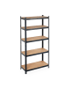 relaxdays Schwerlastregal in Schwarz - (B)90 x (H)180 x (T)40 cm