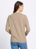 Sieh an! Sweatshirt in beige-schoko