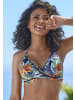 Sunseeker Triangel-Bikini-Top in blau-orange
