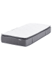 Beliani Matratze PLEASANT in Weiß/Grau - (W) 90 x (H) 25 x (L) 200 cm