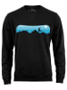 Cotton Prime® Sweatshirt Snowboard in Schwarz