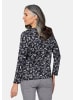 GOLDNER Langarmshirt Langarmshirt mit Metallic-Druck in schwarz / gemustert