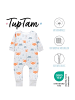 TupTam Babyschlafsäcke mit Beinen und Ärmel in grau/orange