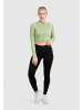SMILODOX Cropjacke Kompression Zeya - Bitte eine Nummer größer bestellen in Grün