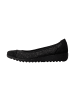 Caprice Lederballerinas Schwarz