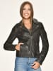 Maze Lederjacke Tuba in schwarz
