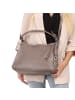 Toscanto Toscanto Schultertasche Leder grau ca. 38cm