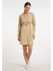 usha BLUE LABEL Damen Kleid Mit Langem Arm in Beige