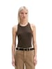 Marc O'Polo Tanktop slim in Burnt Coffee