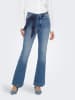 ONLY Flared fit jeans in Medium Blue Denim