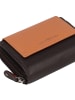 Greenburry Nappa Geldbörse RFID Schutz Leder 14 cm brown-tan