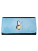 Mr. & Mrs. Panda Portemonnaie für Damen Pinguin Angler ohne Spruch in Eisblau