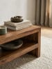 KADIMA DESIGN Couchtisch Massiv-Holz Durban 110 cm breit Wohnzimmer-Tisch
