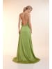 Unique Abendkleid Luxe Slip Dress in Fluorite Green