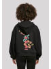 F4NT4STIC Ladies Organic Oversized Hoody Aloha in schwarz