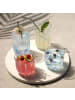 like. by Villeroy & Boch 2er Set Longdrinkglas Like Confetti in Blau 300 ml in blau