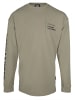 Gorilla Wear Long sleeve in Übergröße - Boise - Dunkelgrün