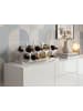 FineBuy Weinregal in Silber / Aluminium / 55x12x20