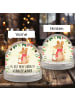 Mr. & Mrs. Panda Schneekugel Maus Weihnachten mit Spruch in Naturpapier