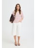 b. young Kurzarm-Bluse BYPANDINNA Loose fit in RASPBERRY ROSE/WHITE STRIPE