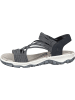 rieker Komfort-Sandalen in pazifik-weiss/pazifik