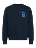BLEND Modisches Langarmshirt aus Baumwolle mit Streifenmuster in Blau