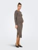 ONLY Kleid in Chocolate Brown
