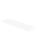 VASAGLE Wandregal Custos in Weiß - (B)80 x (H)3.8 x (T)20 cm