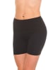 Alkato Alkato Damen Sport Shorts mit Hohem Bund in schwarz