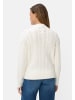 Camel Active Strickpullover in lockerer Passform in Milchweiß