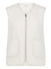 CARTOON Sweatshirt-Jacke mit aufgesetzten Taschen in Lucent White