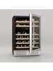 Les Petits Champs Weinkühlschrank Dual Zone 46 Flaschen eingebaut CAVCED46 Silber Energieklasse G