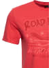 King Kerosin T-Shirt "T-Shirt Road Runner" in Rot