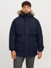 JACK & JONES PLUS Parka in Dark Navy