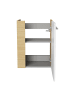 Fackelmann Waschbeckenunterschrank SBC in weiß-44(B)x60(H)x24,3(T)cm