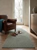 KADIMA DESIGN Teppichläufer Geometrisch pflegeleicht Wohnzimmer Schlafzimmer Flur in Grün