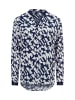 Franco Callegari Blusenshirt in weiß blau - 0027