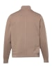 JP1880 Sweatjacke in braun grau