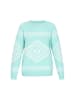 IZIA Women Sweater in aqua