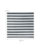 relaxdays Zaunblende in Grau/ Weiß - (B)50 x (H)1,2 m