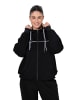 Ulla Popken Sweatjacke in schwarz