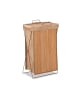 relaxdays Wäschekorb in Natur - (B)38 x (H)61 x (T)22 cm