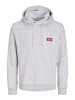 Jack & Jones Kapuzenpullover in White Melange