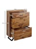 KADIMA DESIGN Kommode 80x120x41,5 cm Massivholz / Metall Flurkommode,