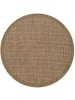 KADIMA DESIGN Teppich Outdoor Waschbar Einfarbig DAFNE Strapazierfähig OEKO-TEX in Braun