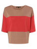 comma Pullover in melange koralle