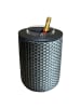 COOTAB Cooler Table 4-in-1 Loungetisch mit Acryl-Kühler London in 50 cm in Anthrazit-Schwarz
