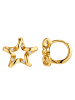 Steel_Art Ohrcreole Damen Amalia goldfarben in goldfarben