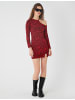 KOTON Kleid in Rot Gemustert