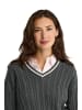 Polo Club Pullover WOMAN MIRTO LONG SLEEVE REGULAR FIT in Dunkelgrau vigore